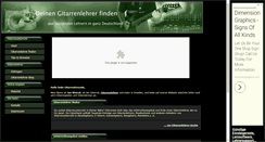 Desktop Screenshot of dresdner-gitarrenlehrer.de